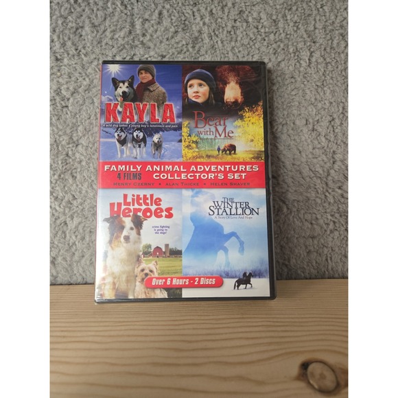 Questar Other - Family Animal Adventures 4-Film DVD Set NEW Sealed Kayla Bear with Me